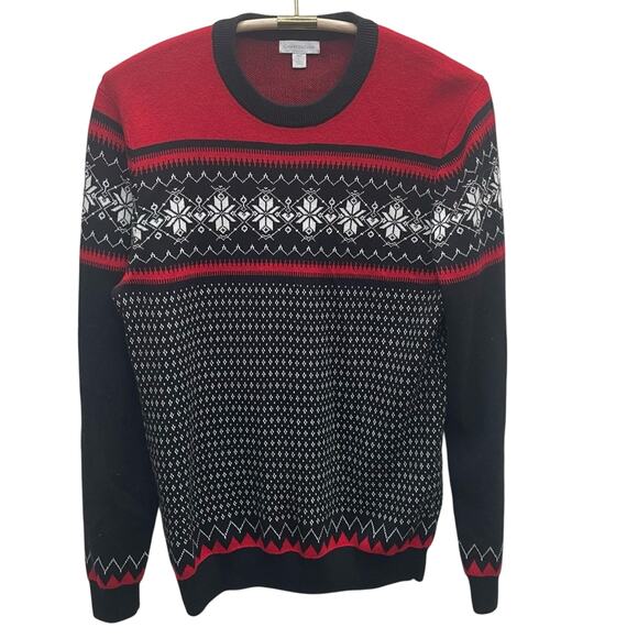 Charter Club Men’s Snowflake Pattern Sweater Size Large - Picture 2 of 10
